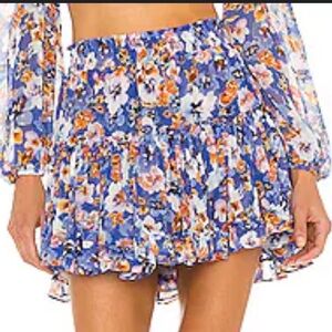 Misa Floral Mini Skirt